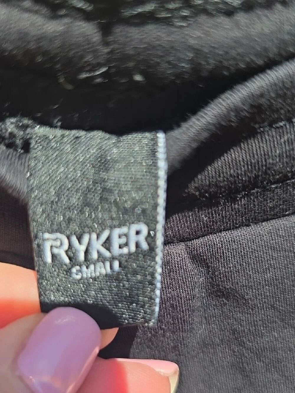 Ryker Black Athletic Shorts 100% Organic Cotton Inner Layer 100% Merino Wool SML